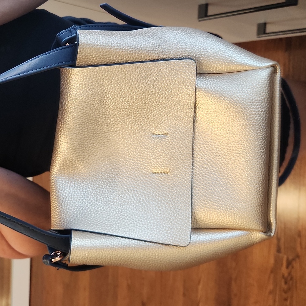 Gold Neiman Marcus purse